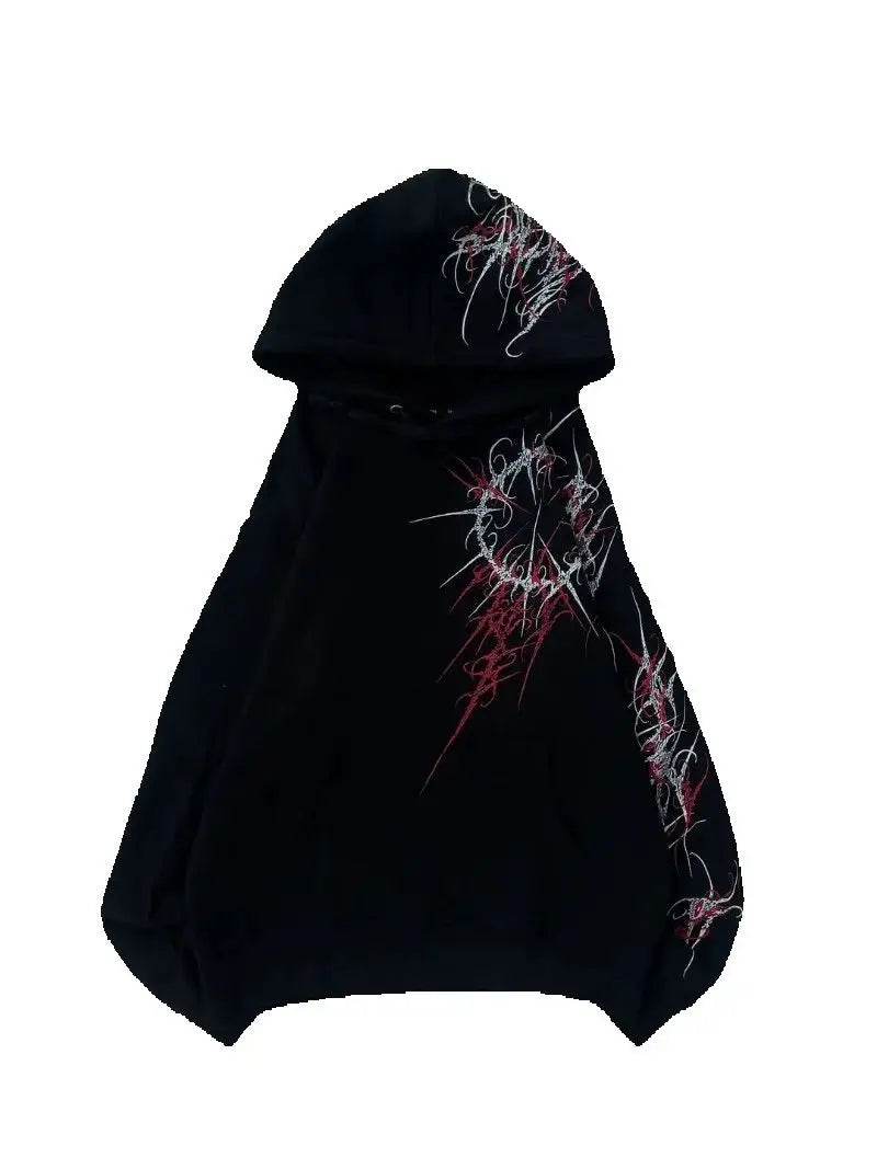 New Style Trends - Chaos Linework Street Hoodie - Outfit Ideas