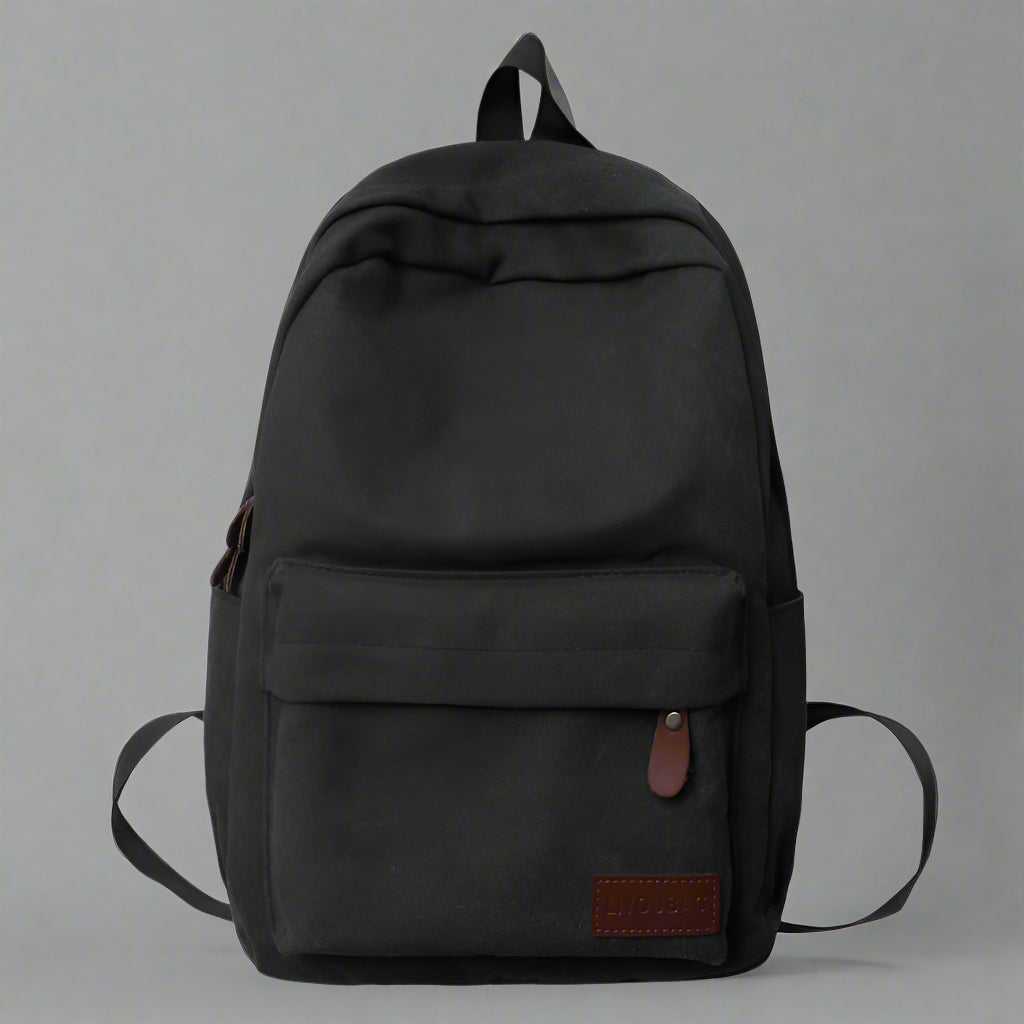 New Style Trends - Classic Sand Canvas Aesthetic Backpack - Outfit Ideas