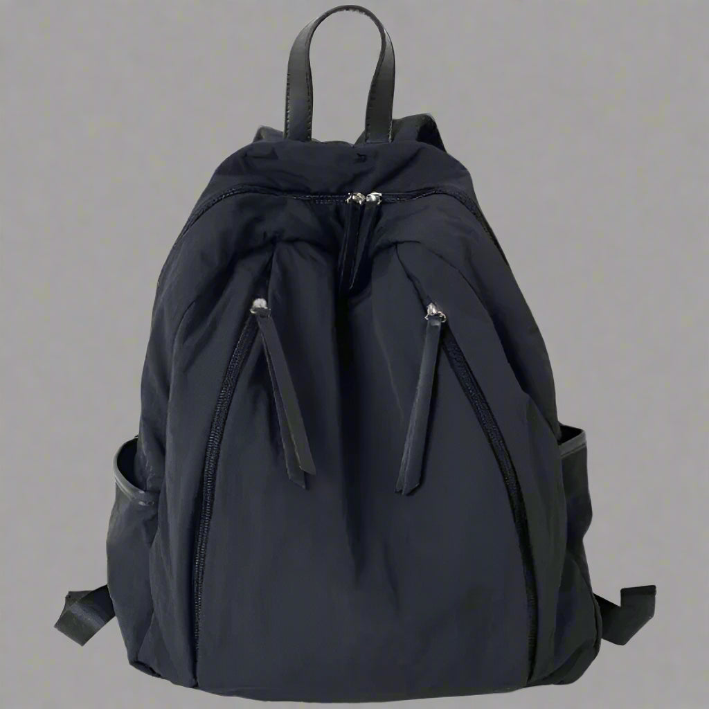 New Style Trends - Cloud Beige Minimalist Aesthetic Backpack - Outfit Ideas