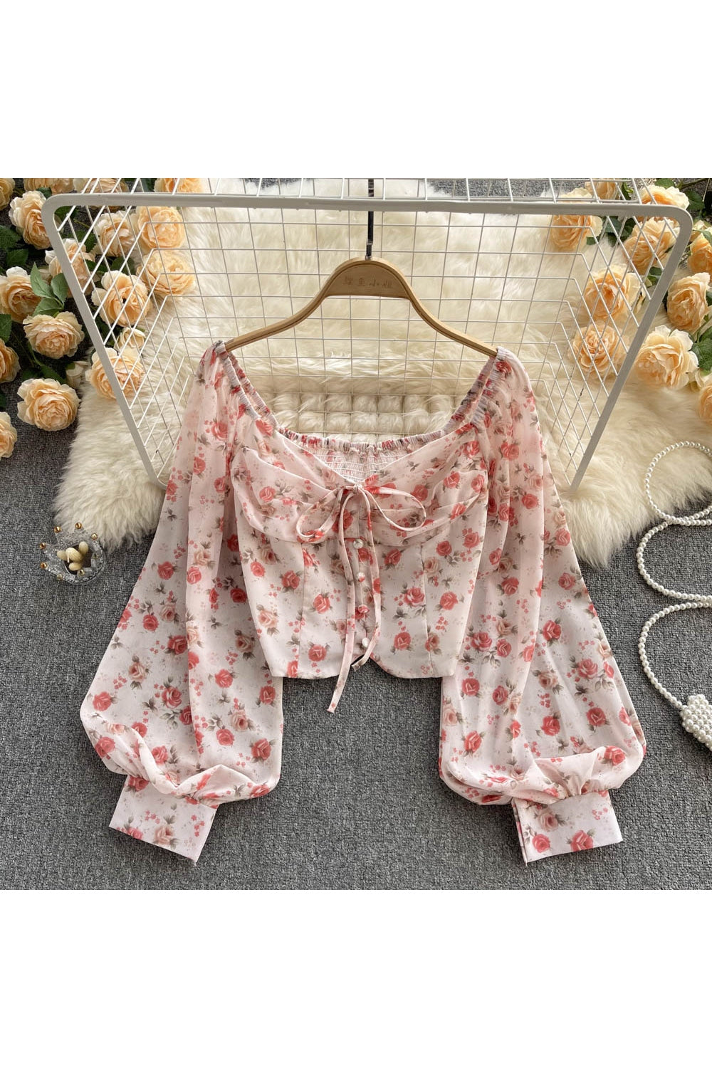 New Style Trends - Coquette Bohemian Floral Blouse - Outfit Ideas