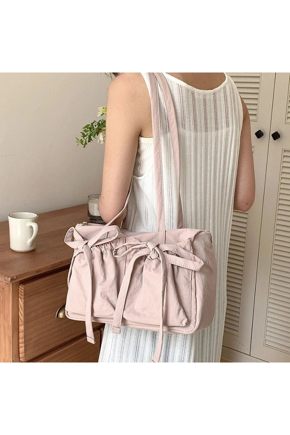New Style Trends - Coquette Casual Nylon Shoulder Bag - Outfit Ideas