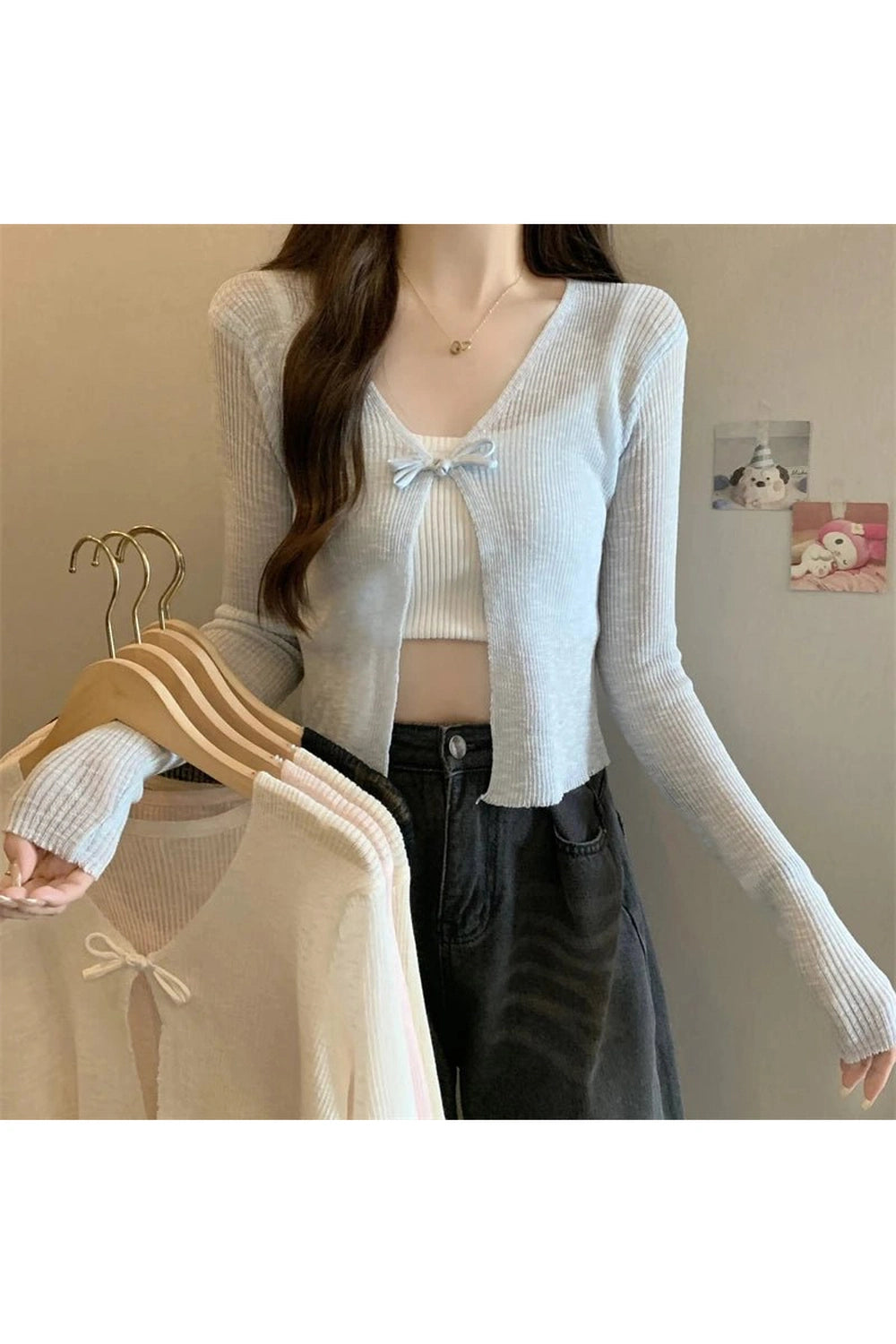 New Style Trends - Coquette Ice Silk Sun Protection Cardigan - Outfit Ideas