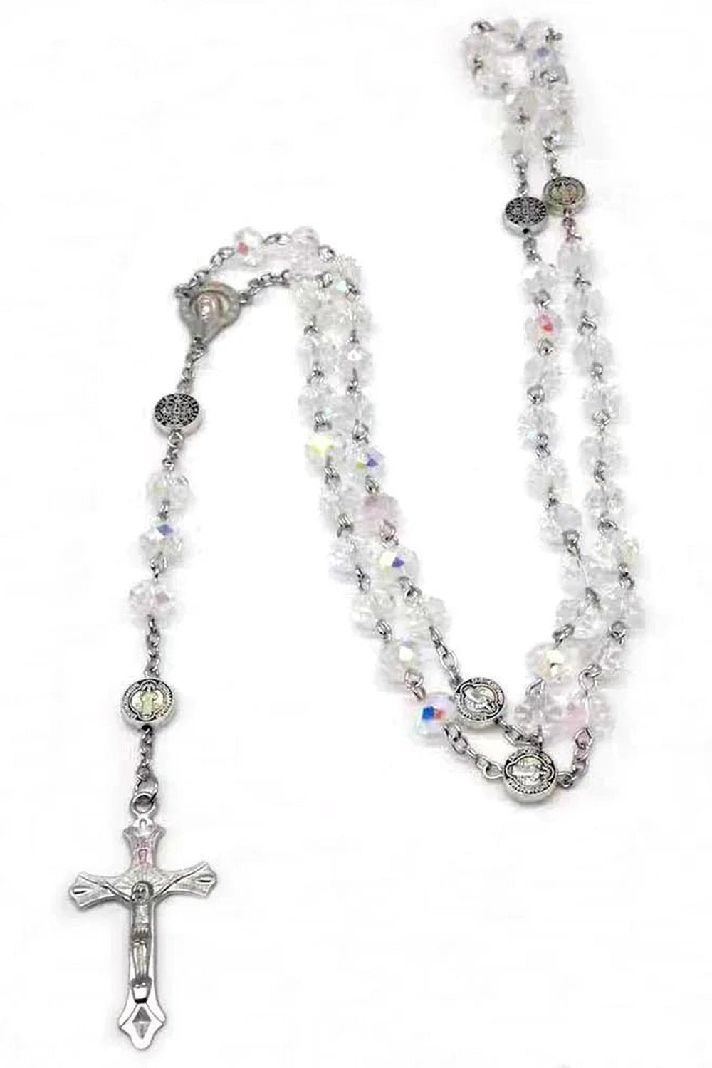 New Style Trends - Coquette Rose Quartz Prayer Beads Necklace - Outfit Ideas
