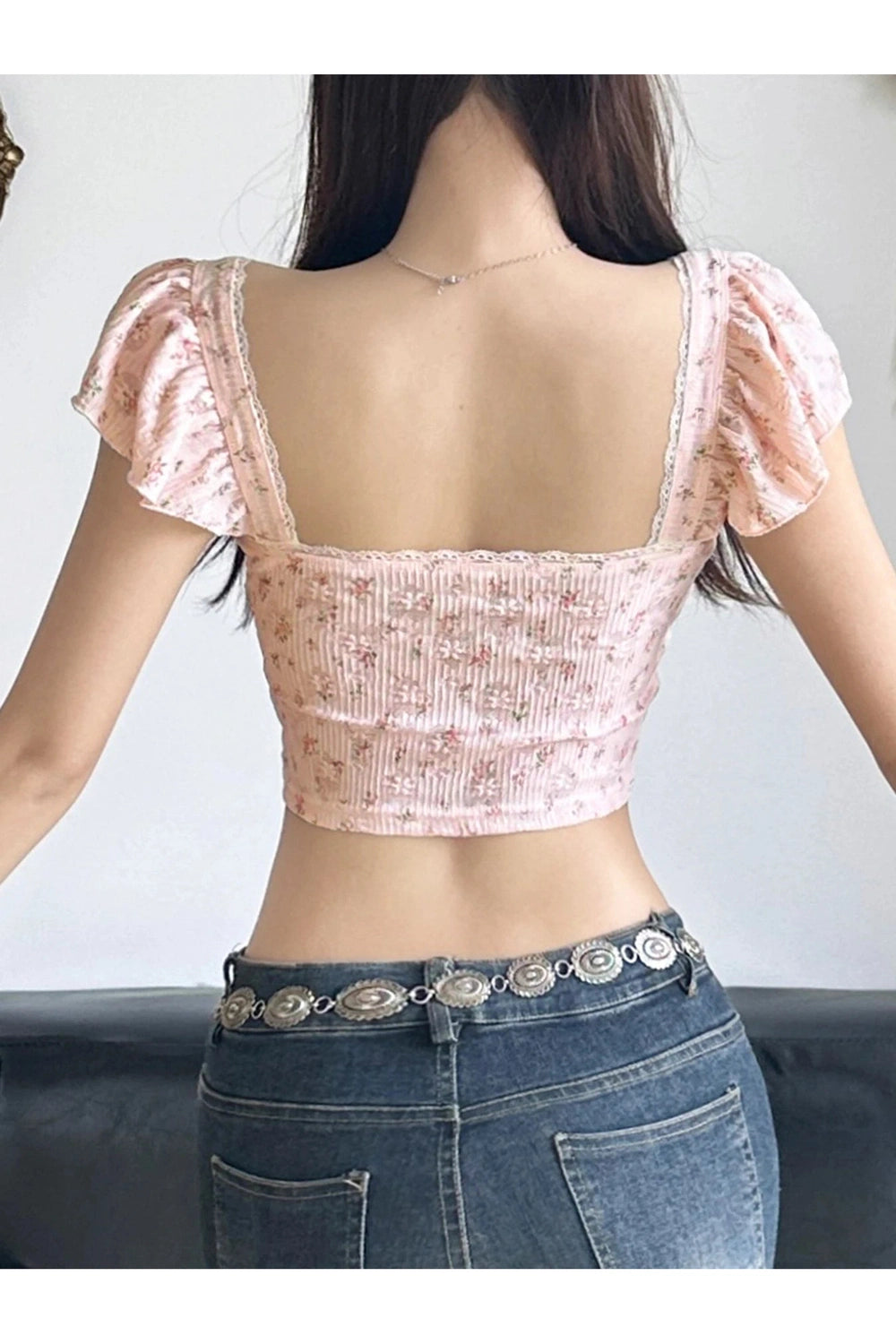New Style Trends - Coquette Sweetheart Floral Corset Top - Outfit Ideas