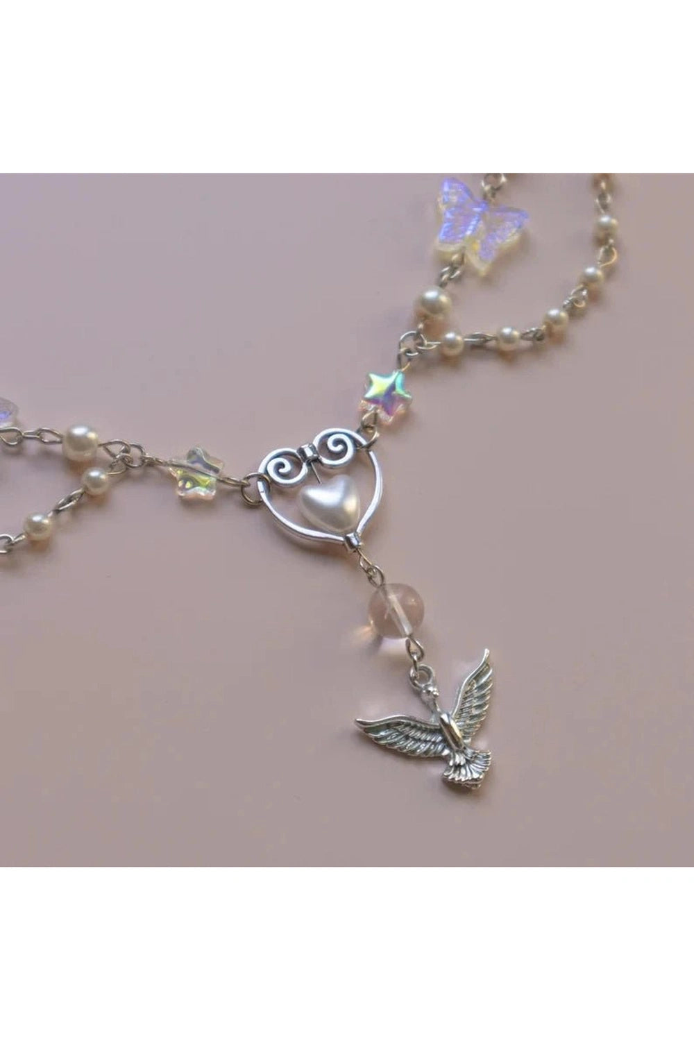 New Style Trends - Crystal Phoenix Pendant Necklace - Outfit Ideas