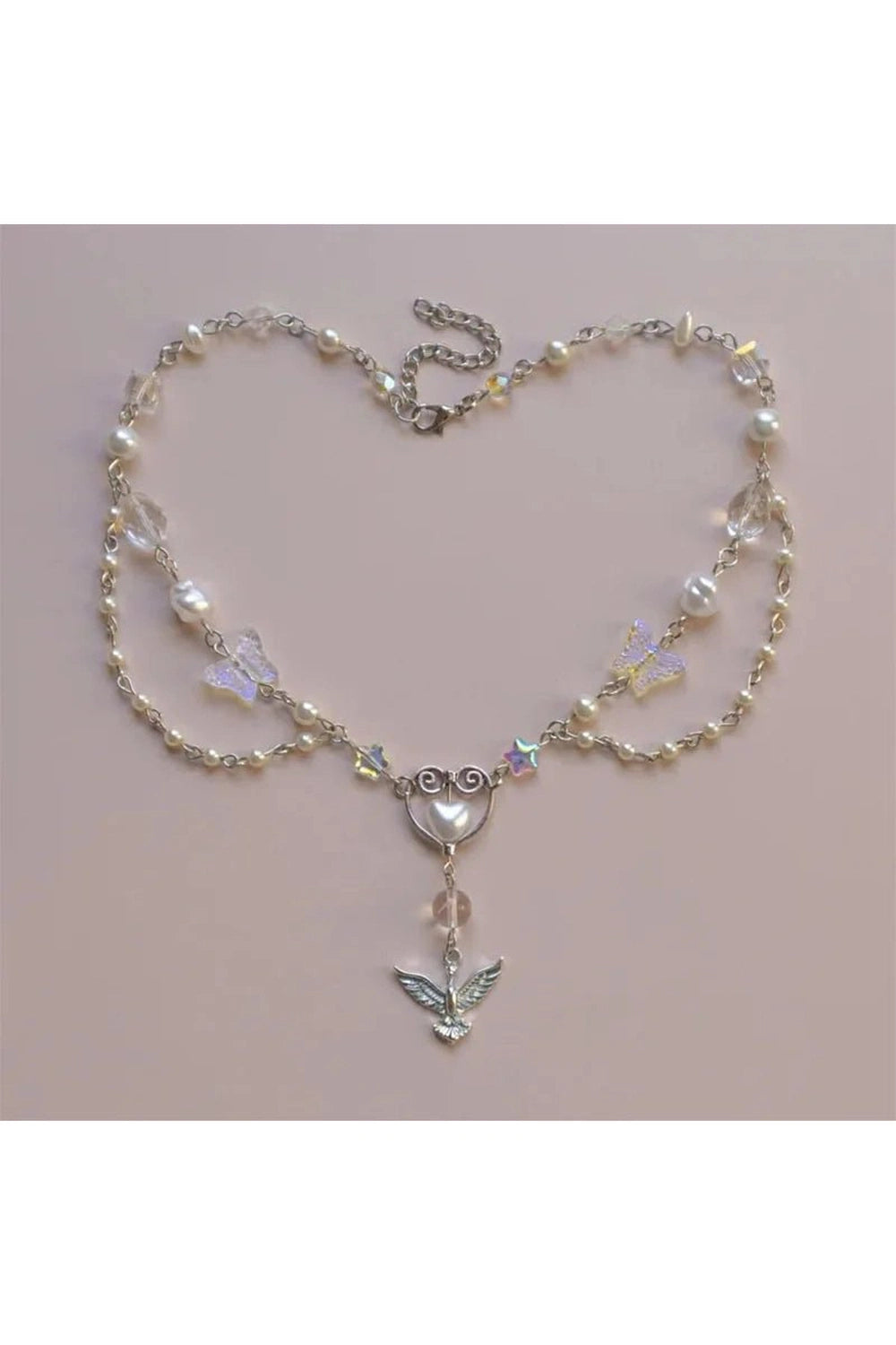 New Style Trends - Crystal Phoenix Pendant Necklace - Outfit Ideas