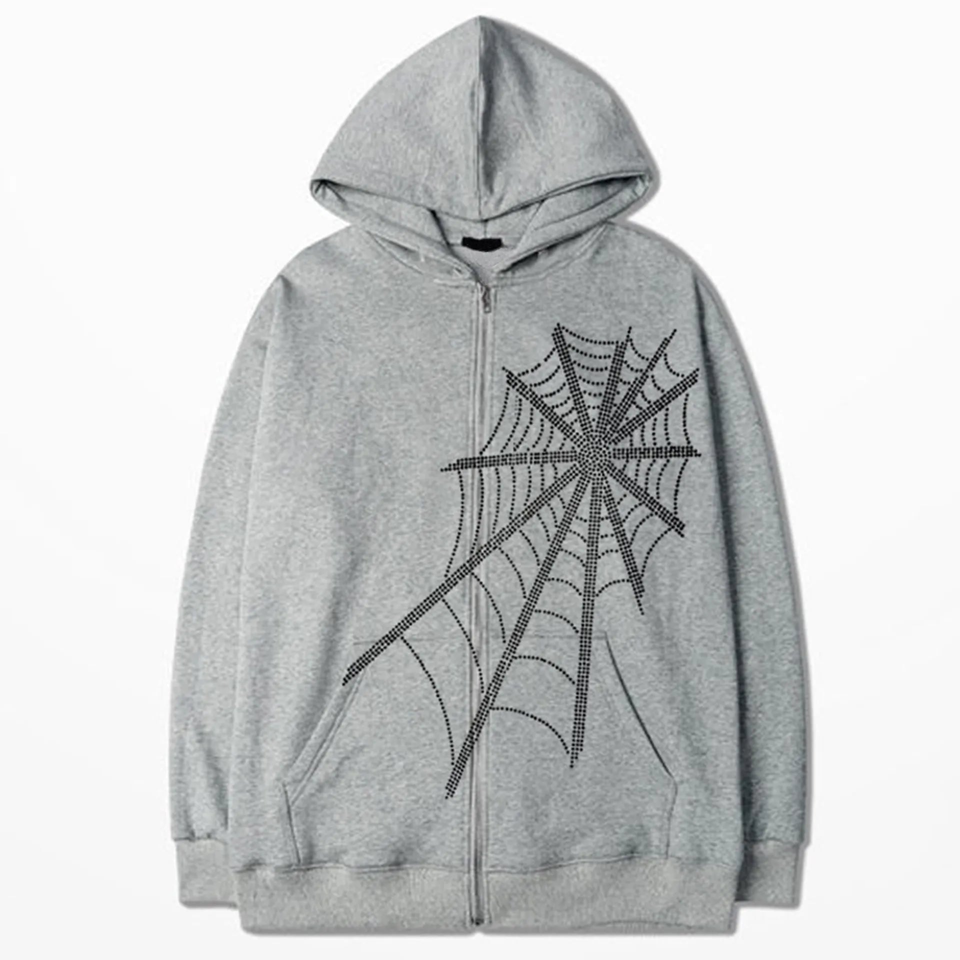 New Style Trends - Crystal Web Zip Hoodie - Outfit Ideas