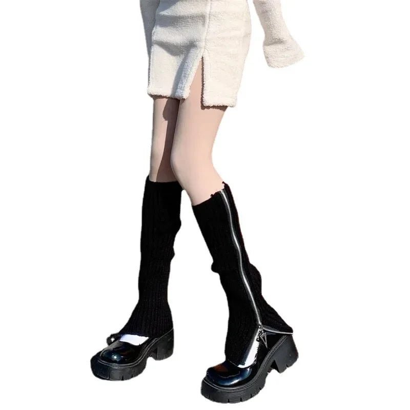 New Style Trends - Cyber Y2k Split Leg Warmers - Outfit Ideas