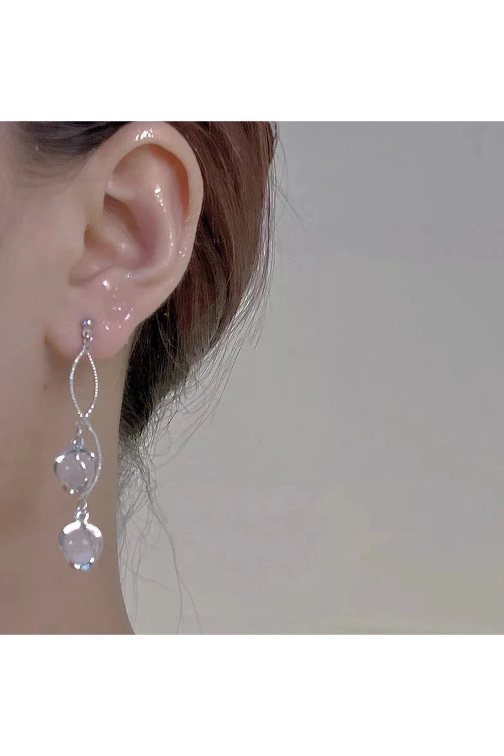 New Style Trends - Edgy Crystal Twirl Drop Earrings - Outfit Ideas