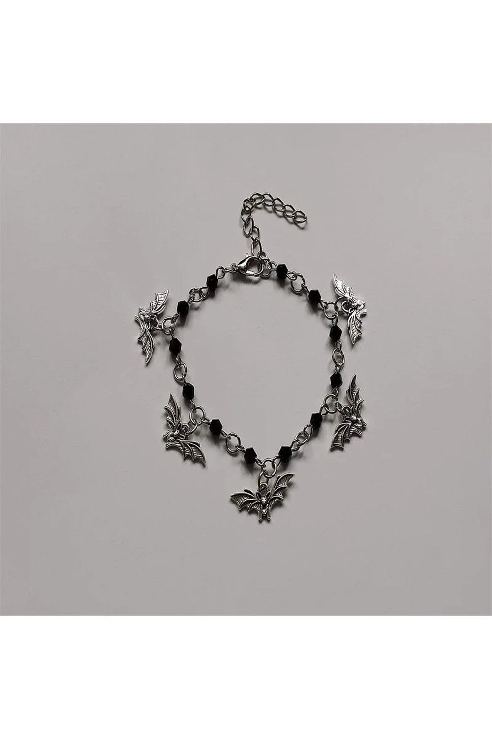 New Style Trends - Edgy Midnight Bat Charm Bracelet - Outfit Ideas