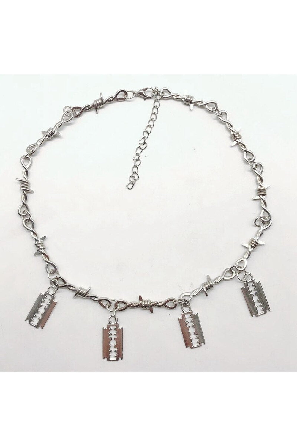 New Style Trends - Edgy Punk Blade Necklace - Outfit Ideas