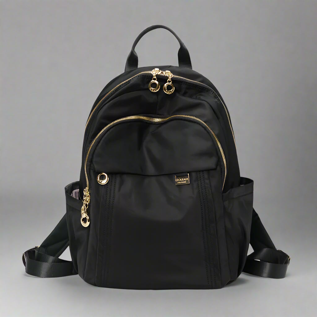 New Style Trends - Emerald Luxe Zip Aesthetic Backpack - Outfit Ideas