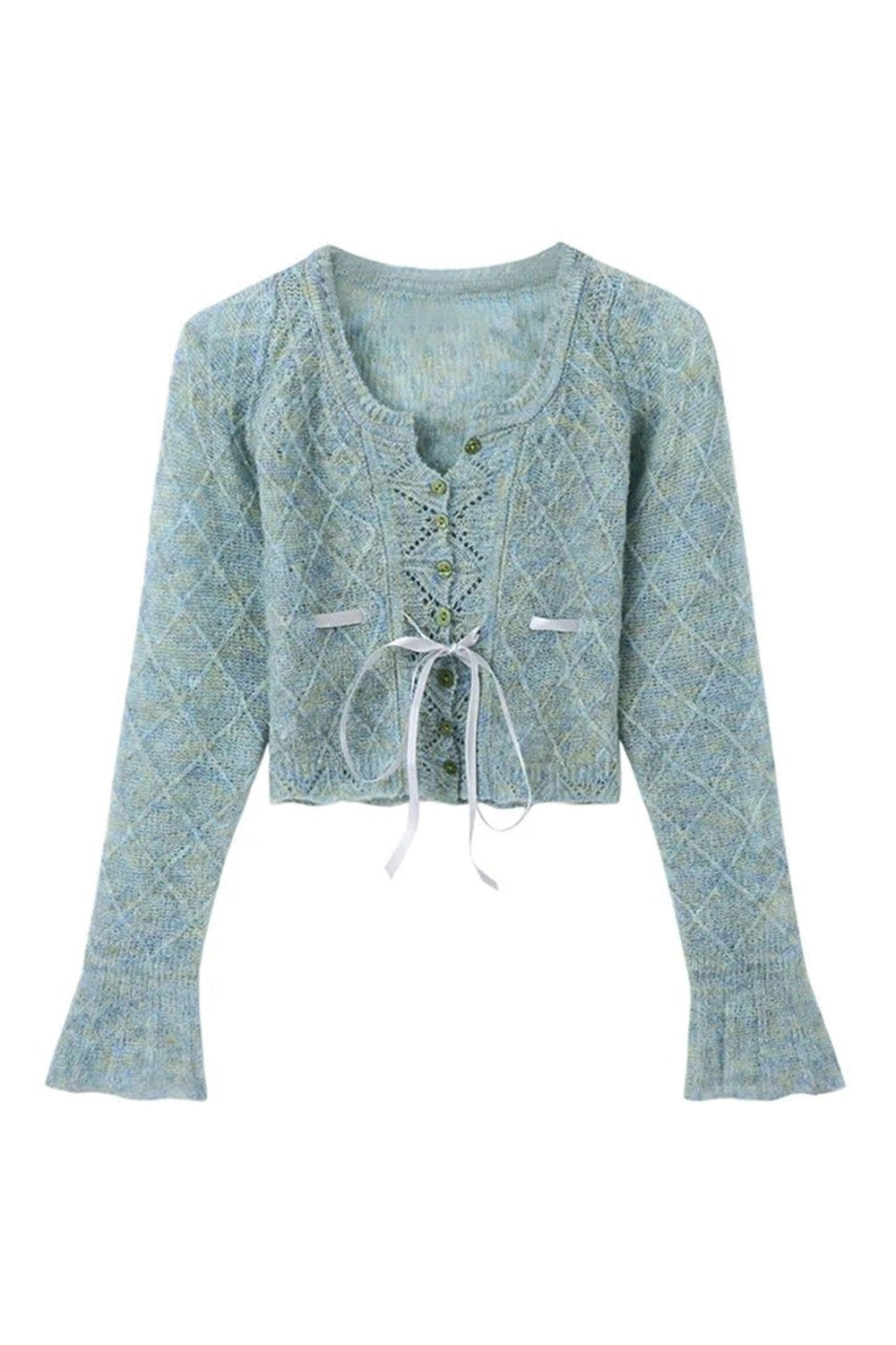 New Style Trends - Fall Rainbow Gradient Lace Cardigan - Outfit Ideas