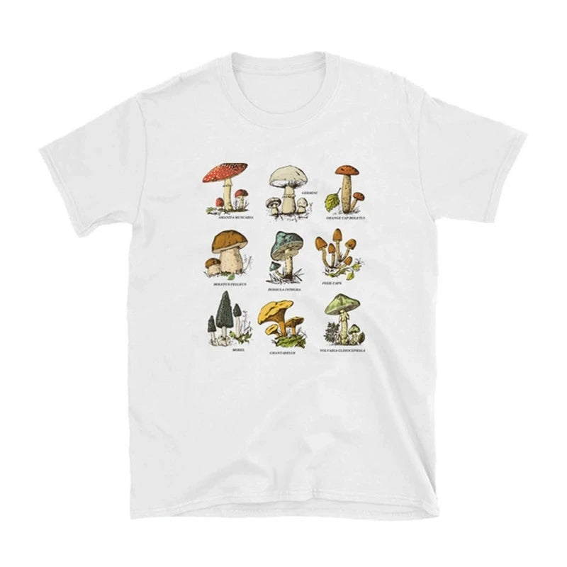 New Style Trends - Forager's Mushroom Goblincore T-Shirt - Outfit Ideas