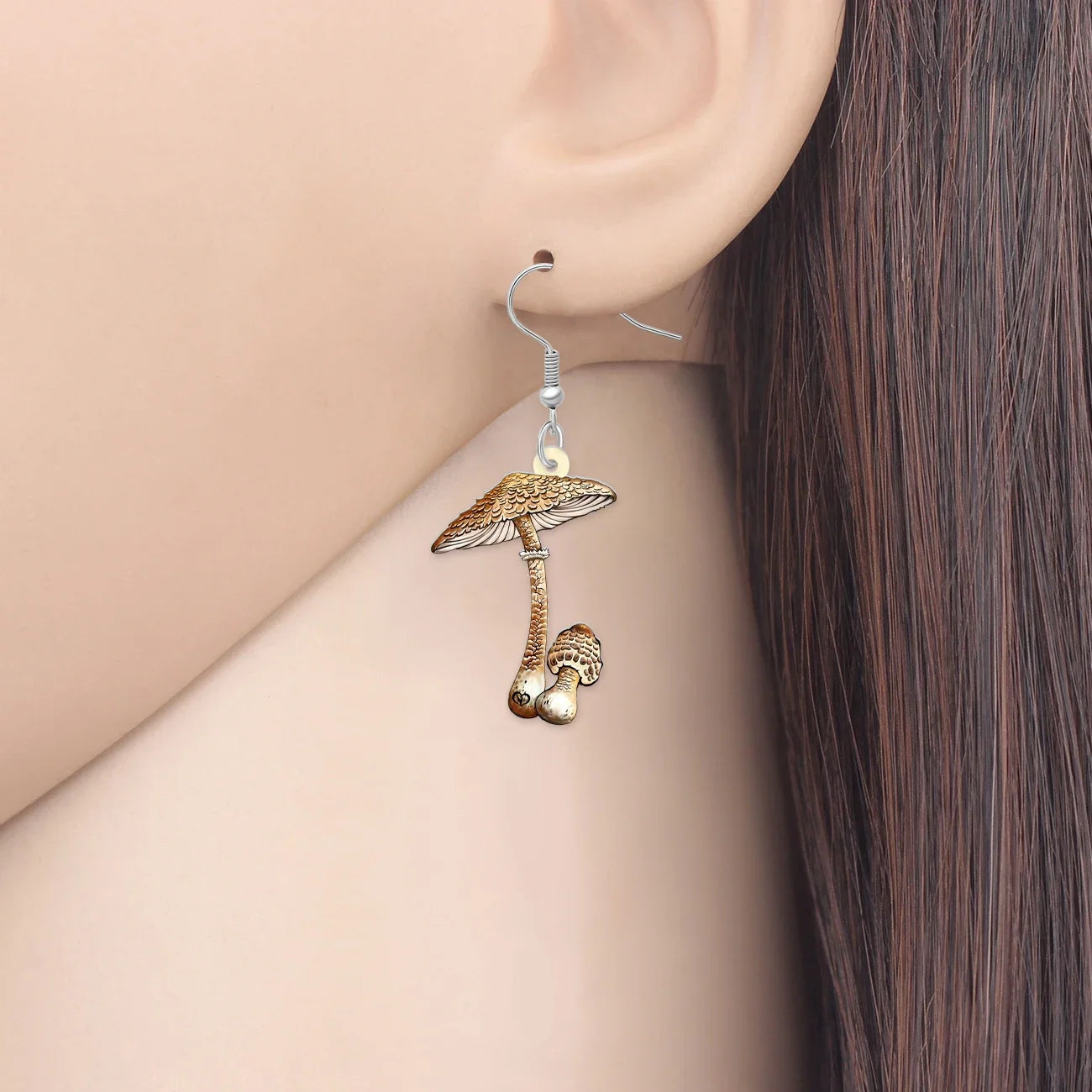 New Style Trends - Forest Charm Mushroom Earrings - Outfit Ideas