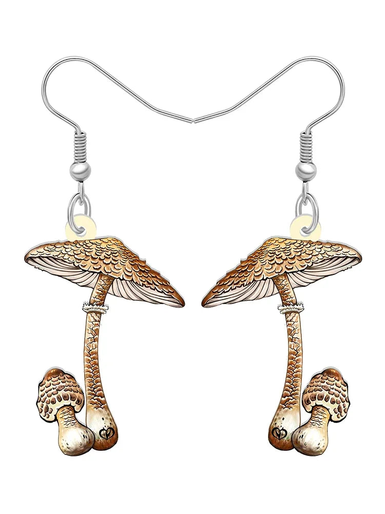 New Style Trends - Forest Charm Mushroom Earrings - Outfit Ideas