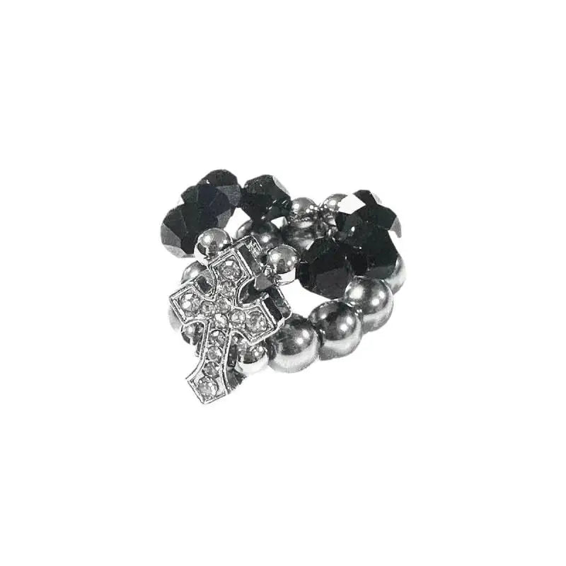 New Style Trends - Grunge Faith Beaded Ring - Outfit Ideas