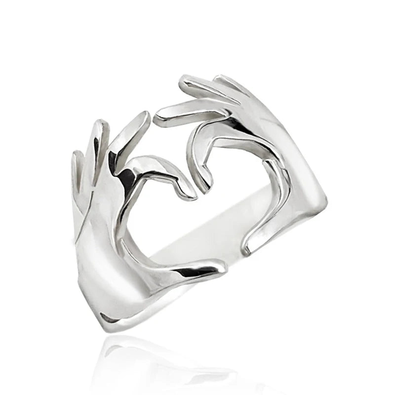 New Style Trends - Heart Gesture Coquette Ring - Outfit Ideas