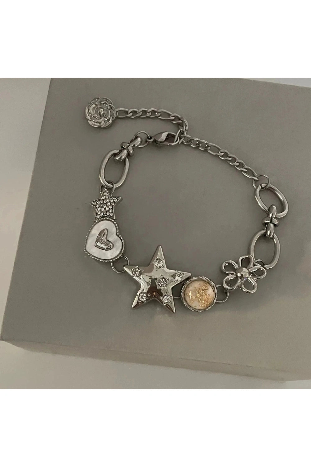 New Style Trends - Heart Star Chain Bracelet Y2K Fairy Jewelry - Outfit Ideas