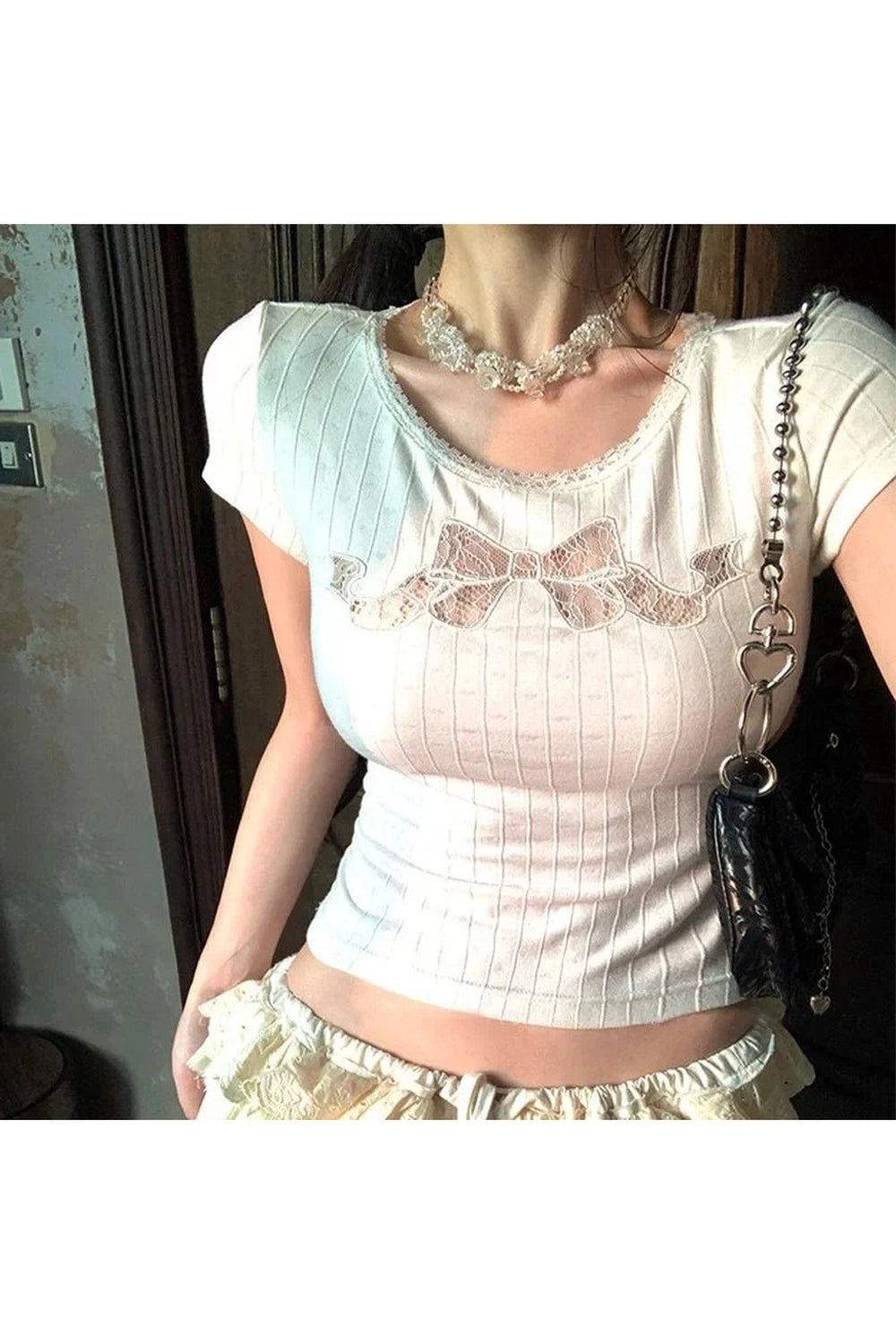 New Style Trends - Hollow Out Cotton Top - Outfit Ideas
