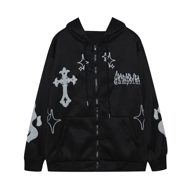 New Style Trends - Inferno Cross Street Alt Hoodie - Outfit Ideas