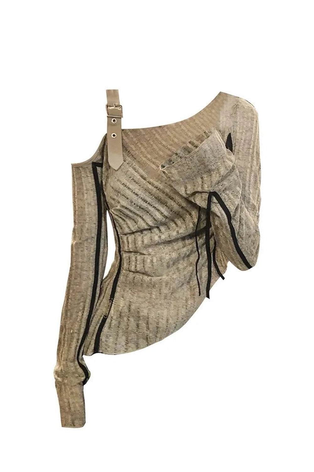 New Style Trends - Irregular Y2K Cropped Pullover - Outfit Ideas