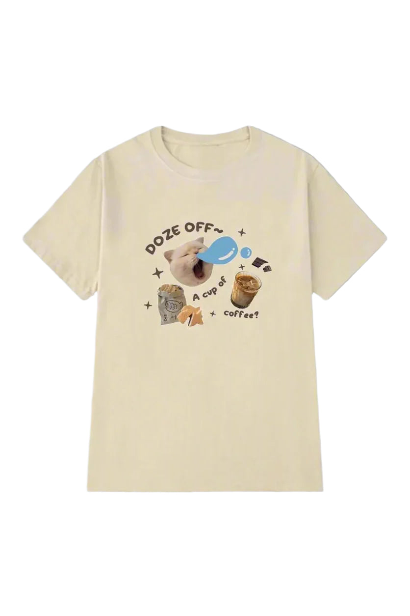 New Style Trends - Kawaii Cat Oversized T-shirt - Outfit Ideas