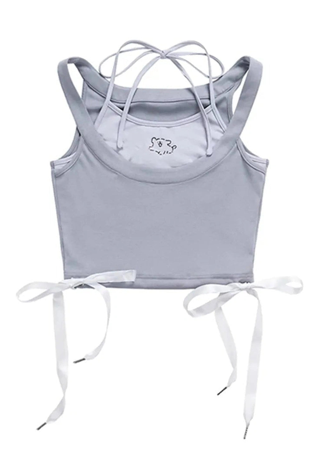 New Style Trends - Kawaii Contrast Halter Camisole - Outfit Ideas
