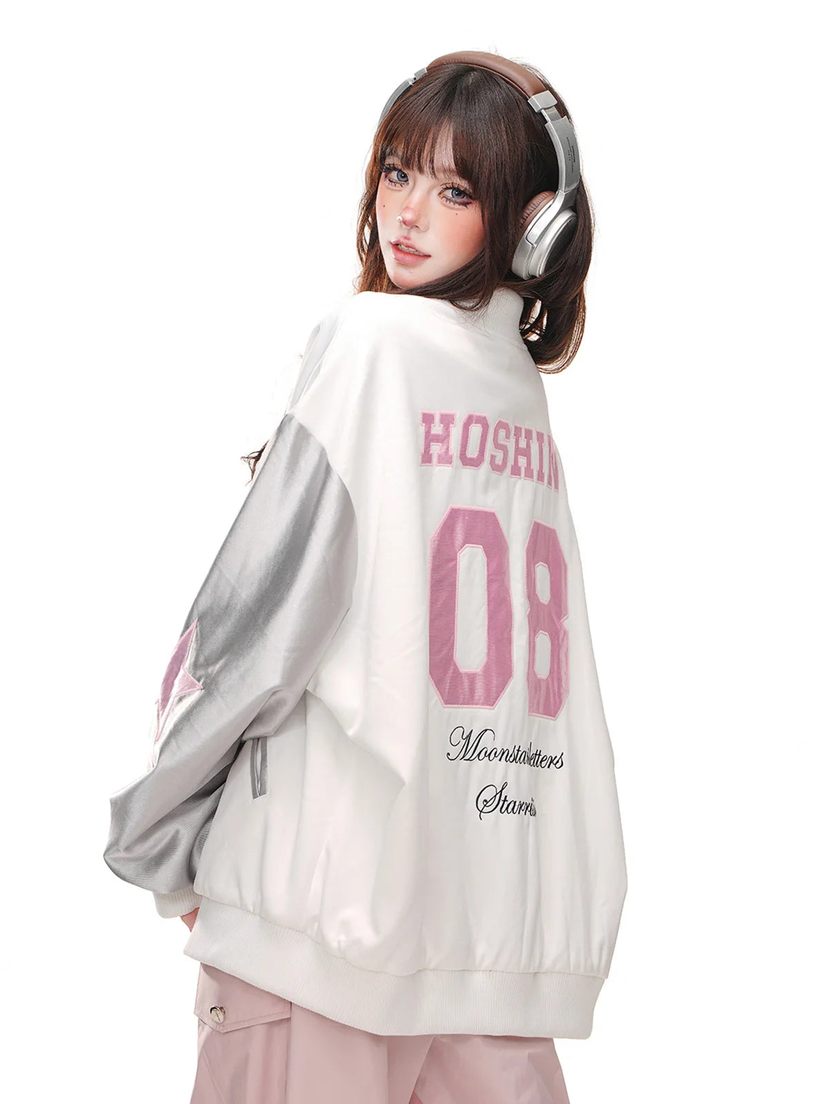 New Style Trends - Kawaii Starwish Satin Bomber Jacket - Outfit Ideas