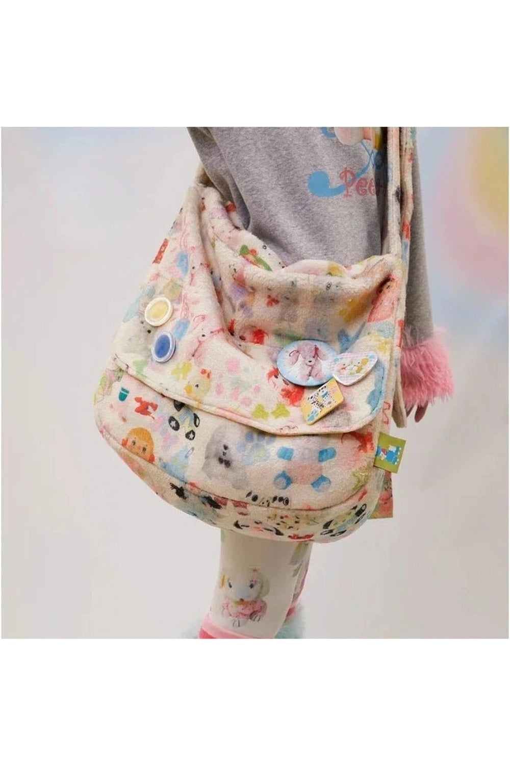 New Style Trends - Kidcore Whimsical Wonderland Plush Bag - Outfit Ideas