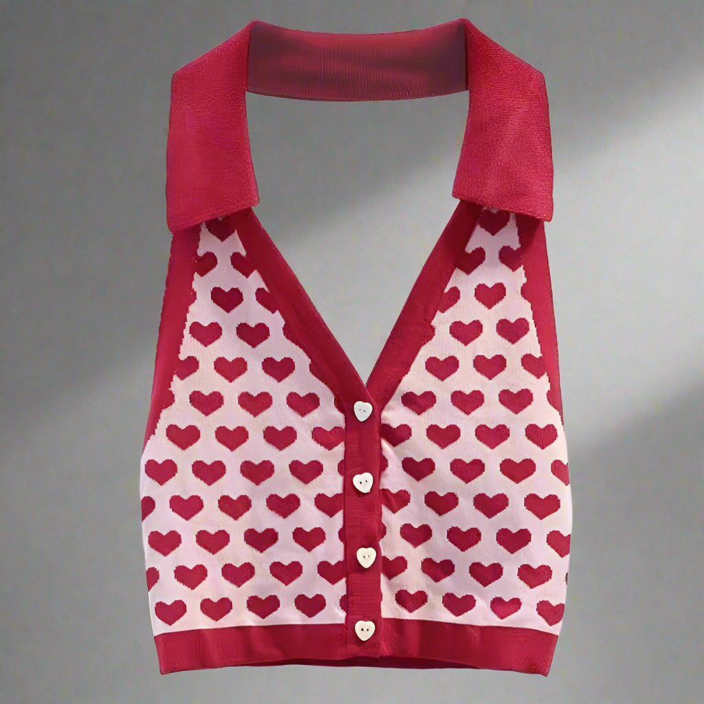 New Style Trends - Lovecore Charm Collared Cute Crop Top - Outfit Ideas
