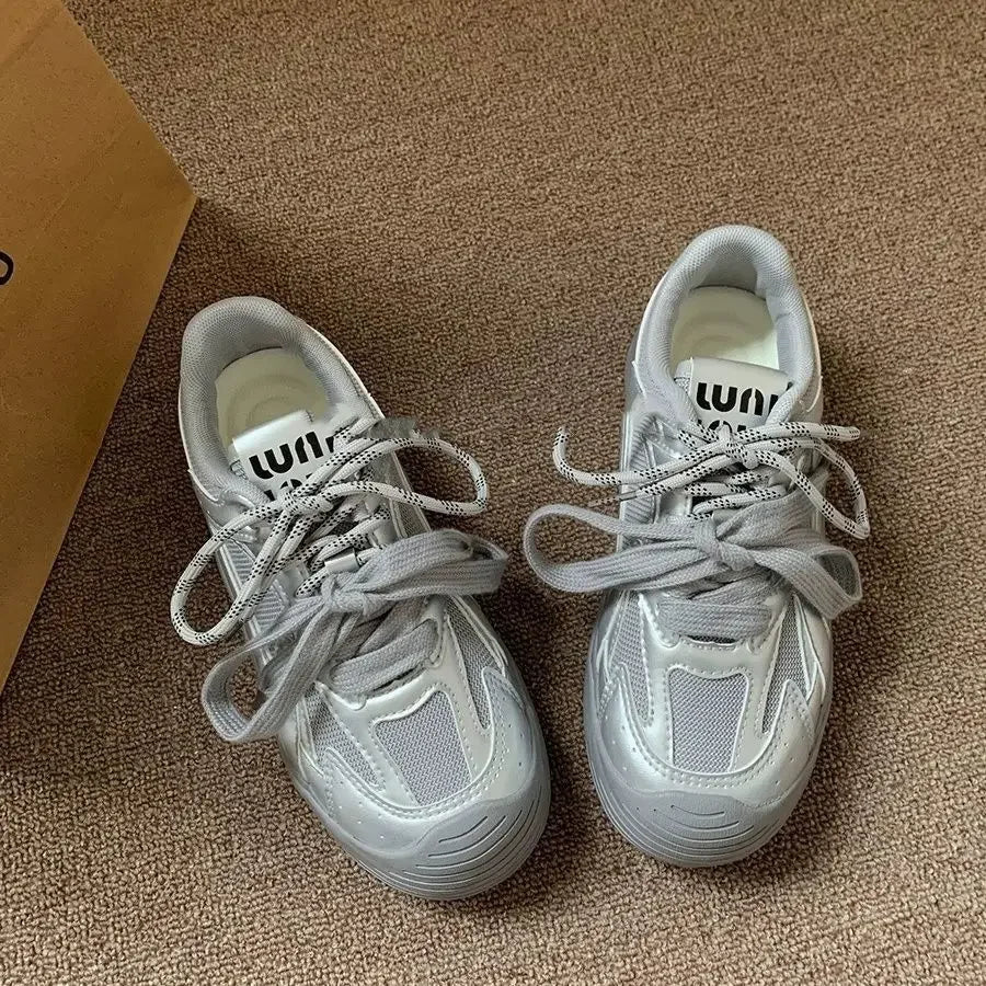 New Style Trends - Lunar Core Mesh Aesthetic Sneakers - Outfit Ideas