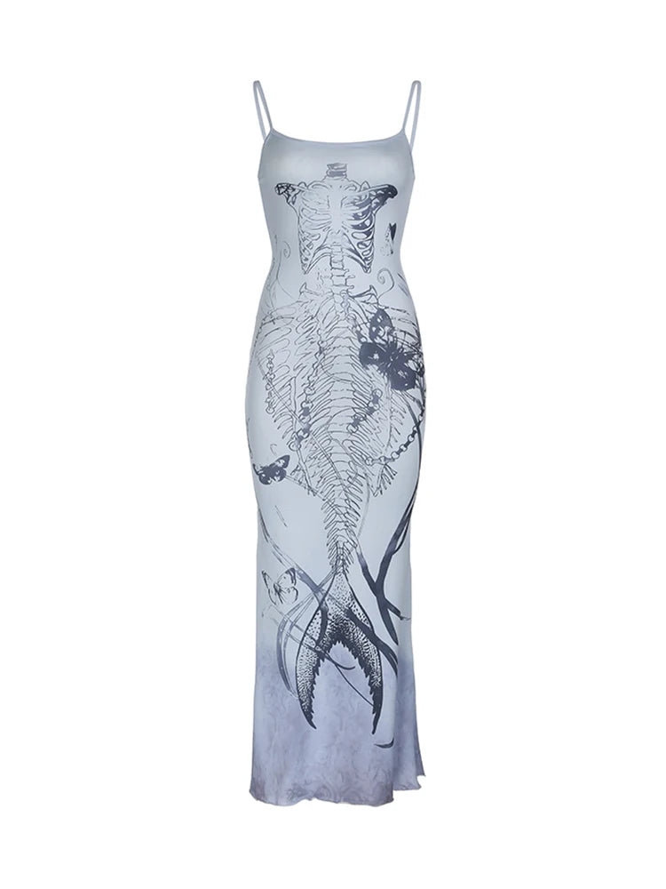 New Style Trends - Mermaidcore Abyss Siren Skeleton Dress - Outfit Ideas