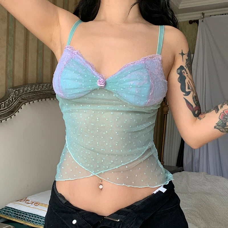 New Style Trends - Mermaidcore Lilac Bloom Bustier Top - Outfit Ideas