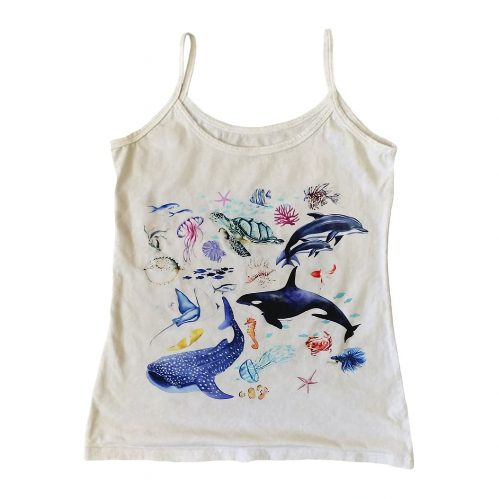 New Style Trends - Mermaidcore Ocean Friends Tank Top - Outfit Ideas