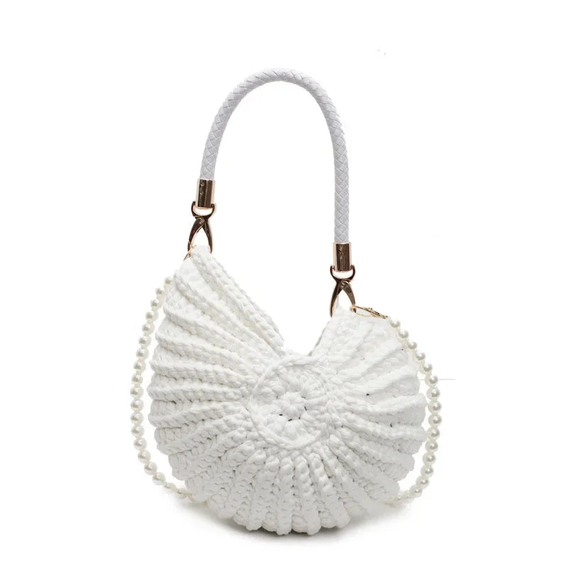 New Style Trends - Mermaidcore Sea Spiral Knit Bag - Outfit Ideas
