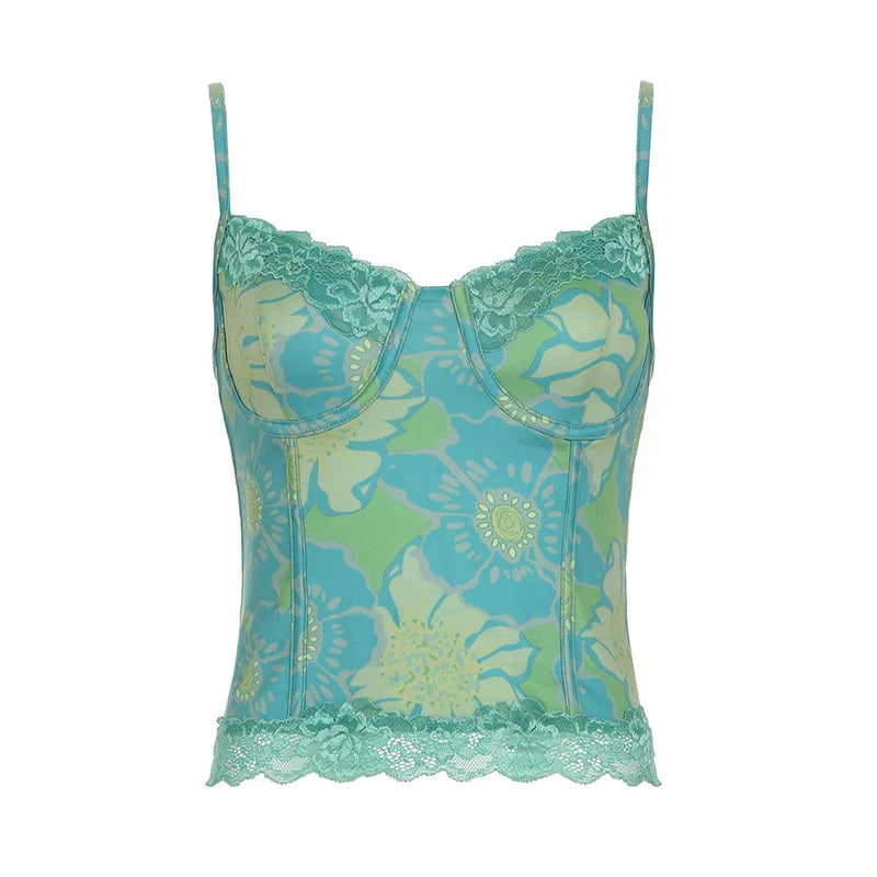 New Style Trends - Mermaidcore Seafoam Vintage Mesh Top - Outfit Ideas