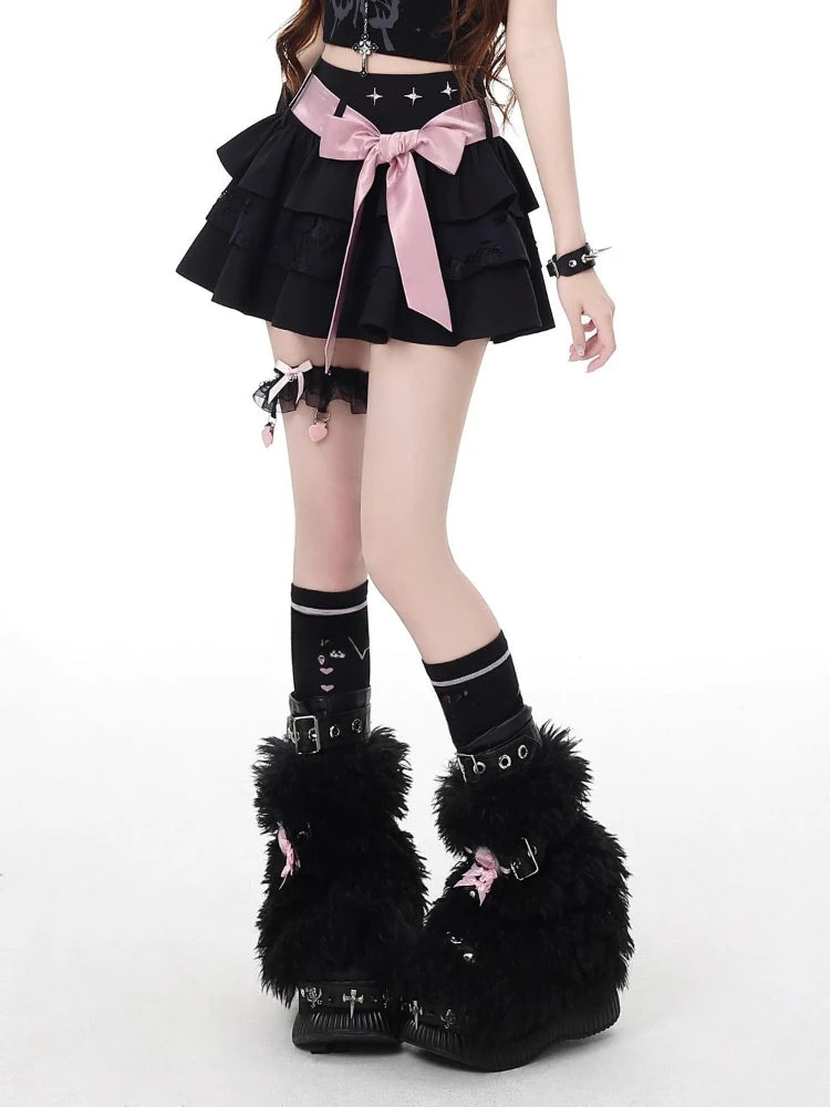 New Style Trends - Midnight Doll Tiered Kawaii Skirt - Outfit Ideas