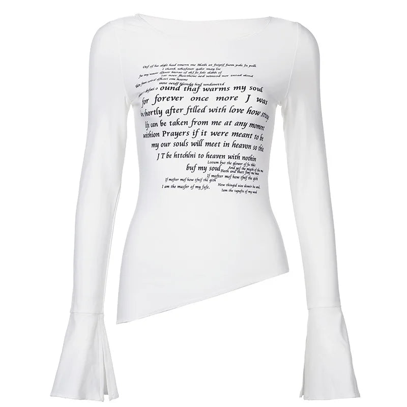 New Style Trends - Midnight Monologue Long Sleeve Top - Outfit Ideas