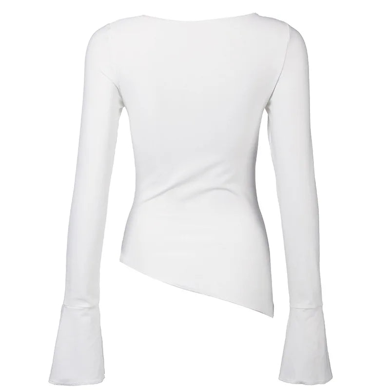 New Style Trends - Midnight Monologue Long Sleeve Top - Outfit Ideas