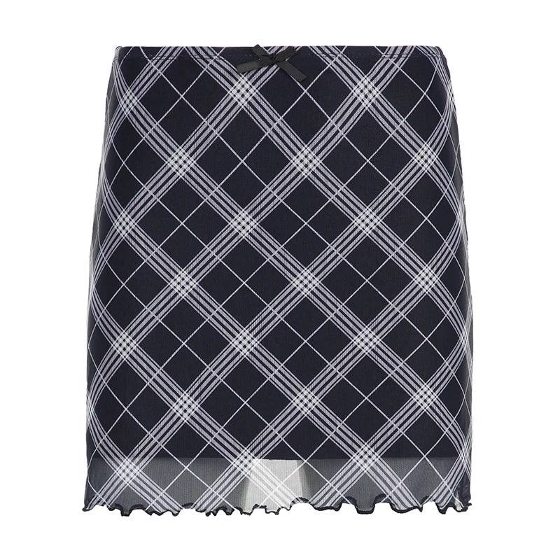 New Style Trends - Midnight Prep Plaid Skirt - Outfit Ideas