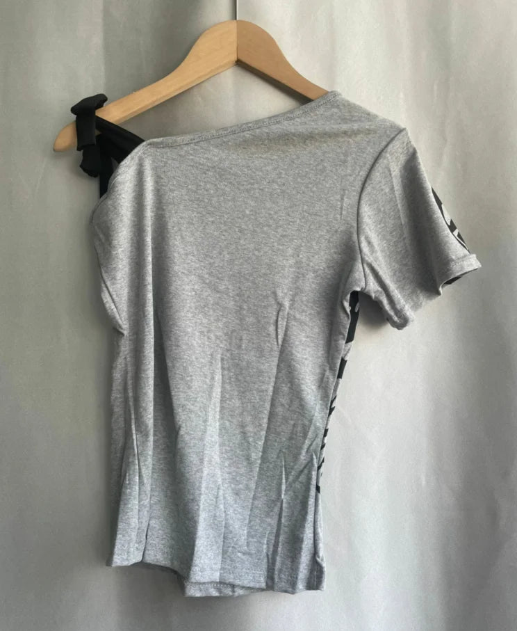 New Style Trends - Monochrome Monarch One Shoulder Edgy Top - Outfit Ideas