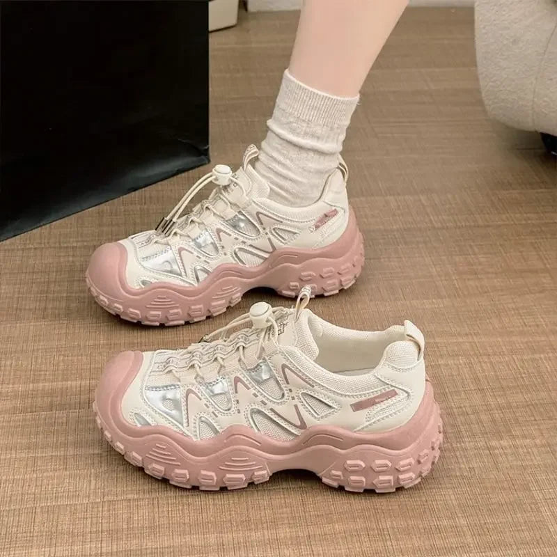 New Style Trends - Monochrome Terrain Grip Kawaii Sneakers - Outfit Ideas
