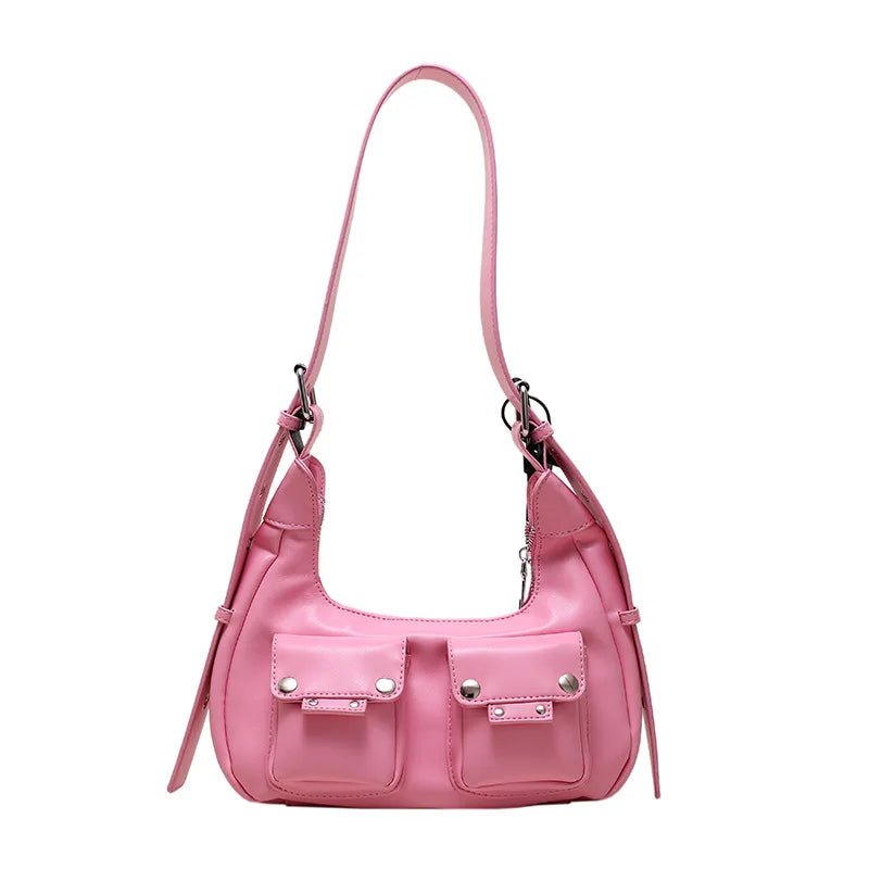 New Style Trends - Noir Utility Y2k Pocket Bag - Outfit Ideas