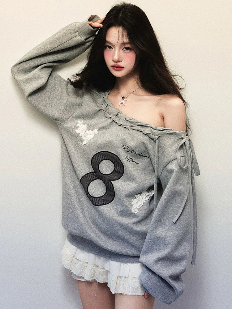 New Style Trends - Offbeat Bow Edgy Sweatshirt - Outfit Ideas