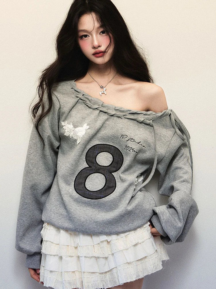 New Style Trends - Offbeat Bow Edgy Sweatshirt - Outfit Ideas