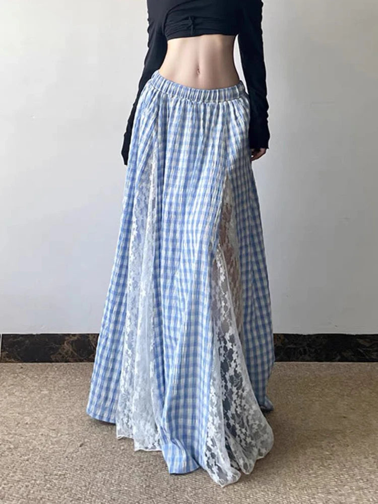 New Style Trends - Pastel Bloom Picnic Coquette Skirt - Outfit Ideas