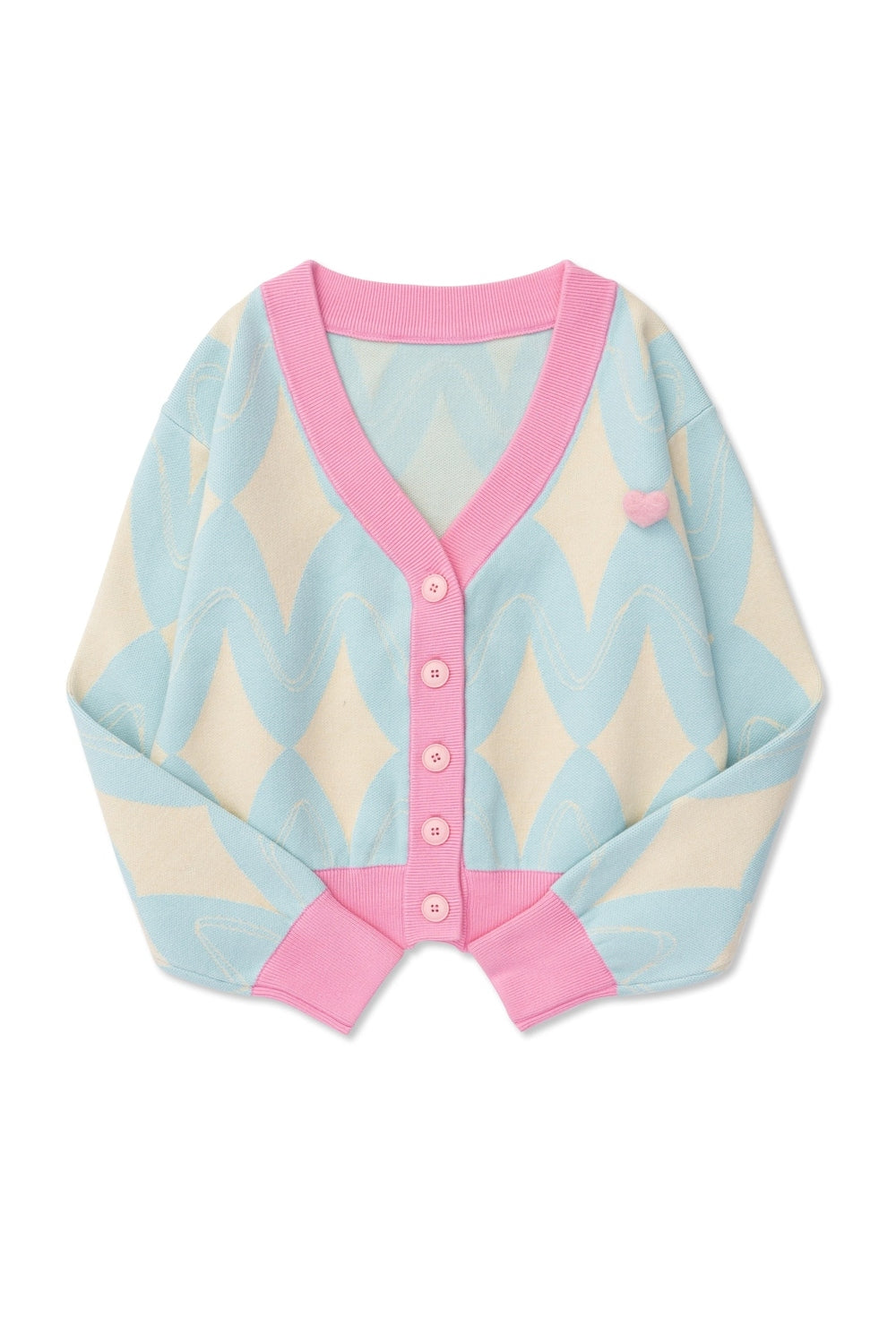 New Style Trends - Pastel Cute Loose V-neck Student Cardigan - Outfit Ideas