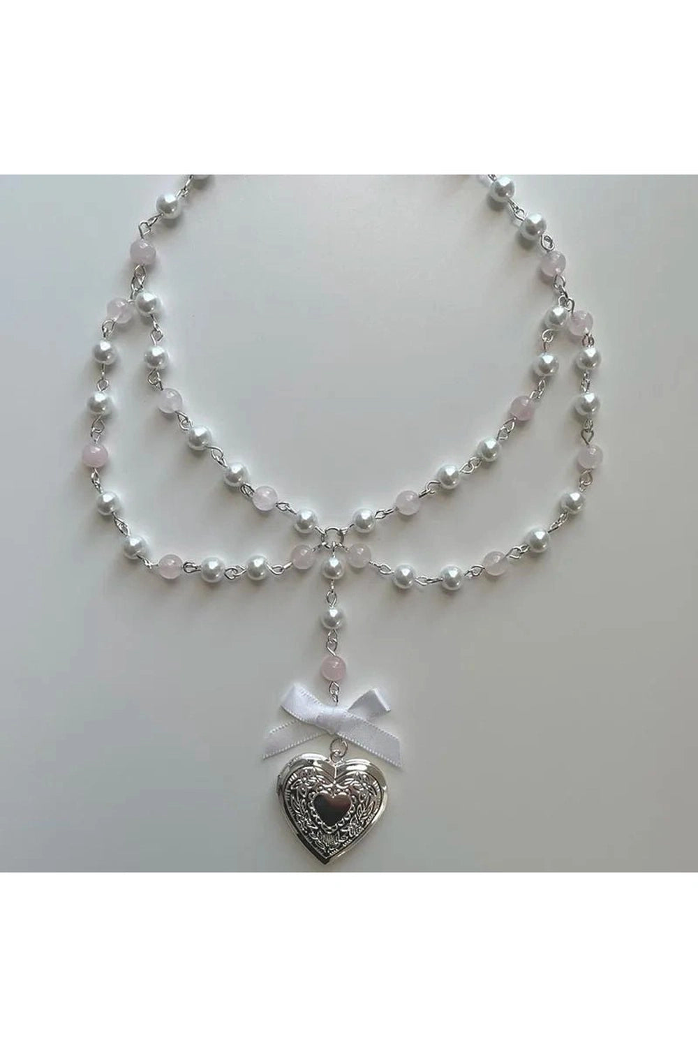 New Style Trends - Pearl Rose Quartz Necklace - Outfit Ideas