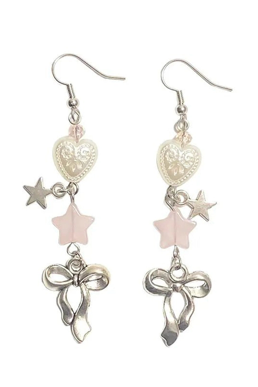 New Style Trends - Pink Ribbon Handmade Earrings - Outfit Ideas
